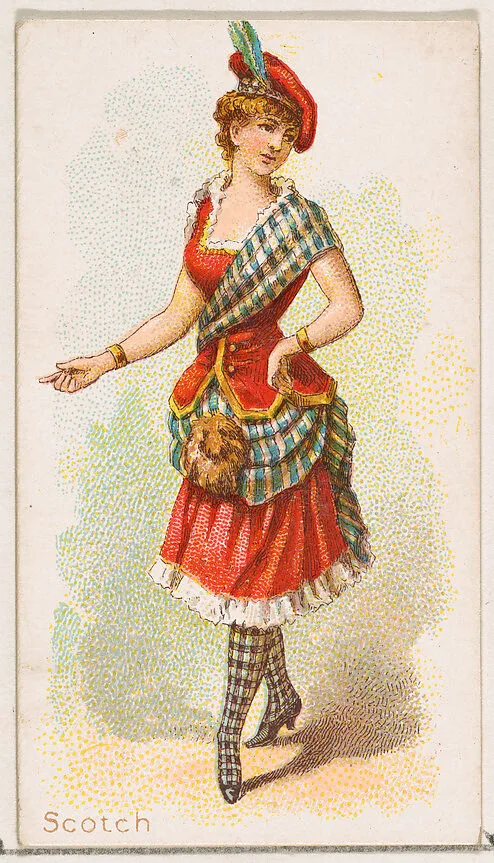 Scotch Dancer, from the Dancing Women series (N186) issued by Wm. S. Kimball & Co. — William S. Kimball & Company