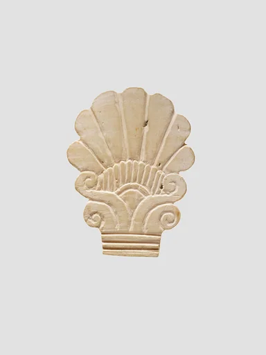 Palmette-shaped plaque