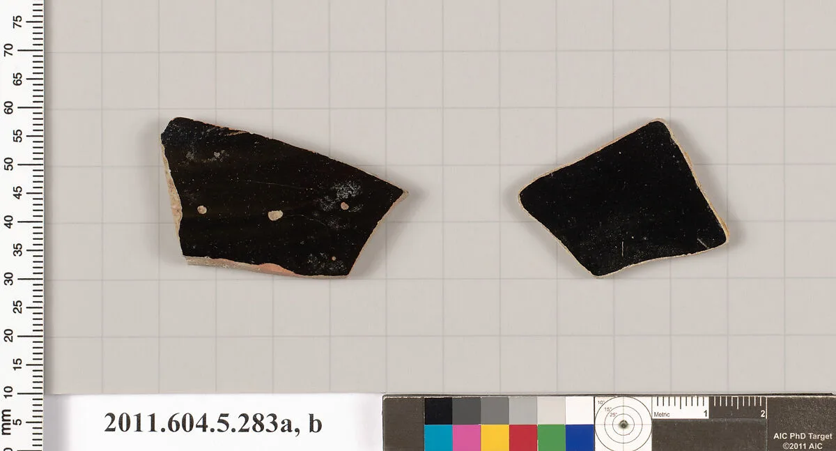 Terracotta fragments of kylikes (drinking cups) — Unknown