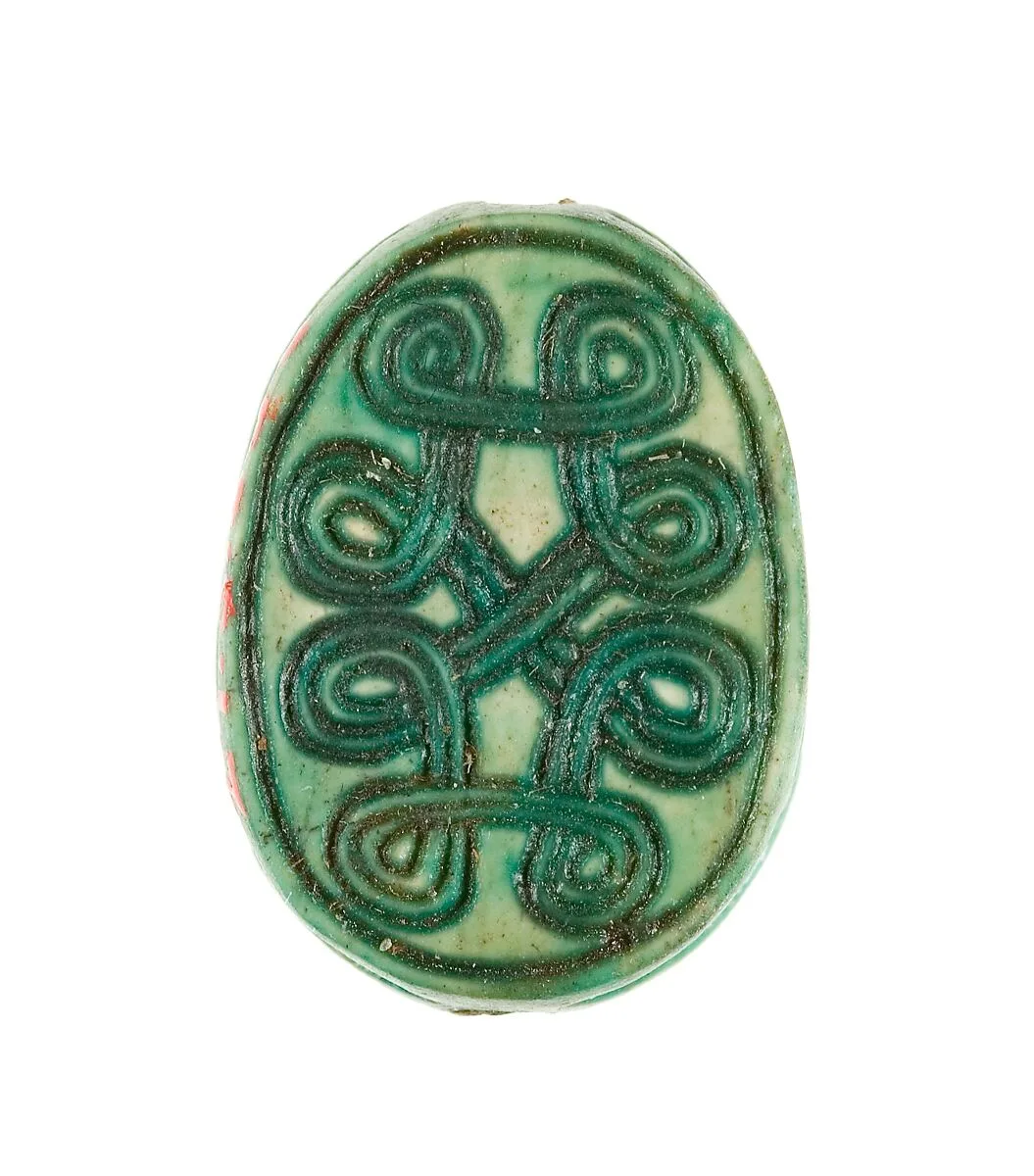 Scarab Inscribed with a Geometric Pattern — Unknown