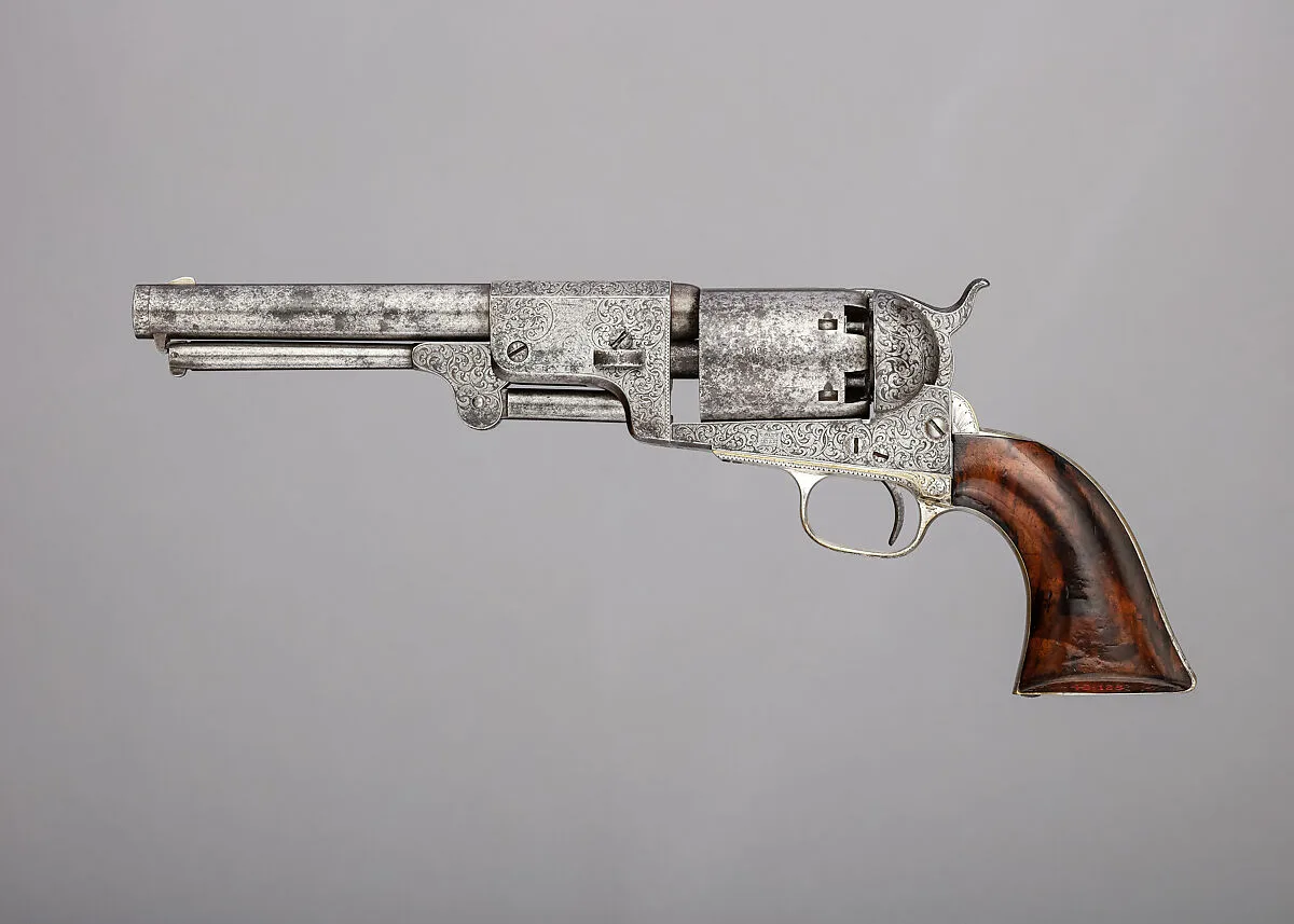 Colt Dragoon Percussion Revolver, Third Model, serial no. 13096 — Samuel Colt