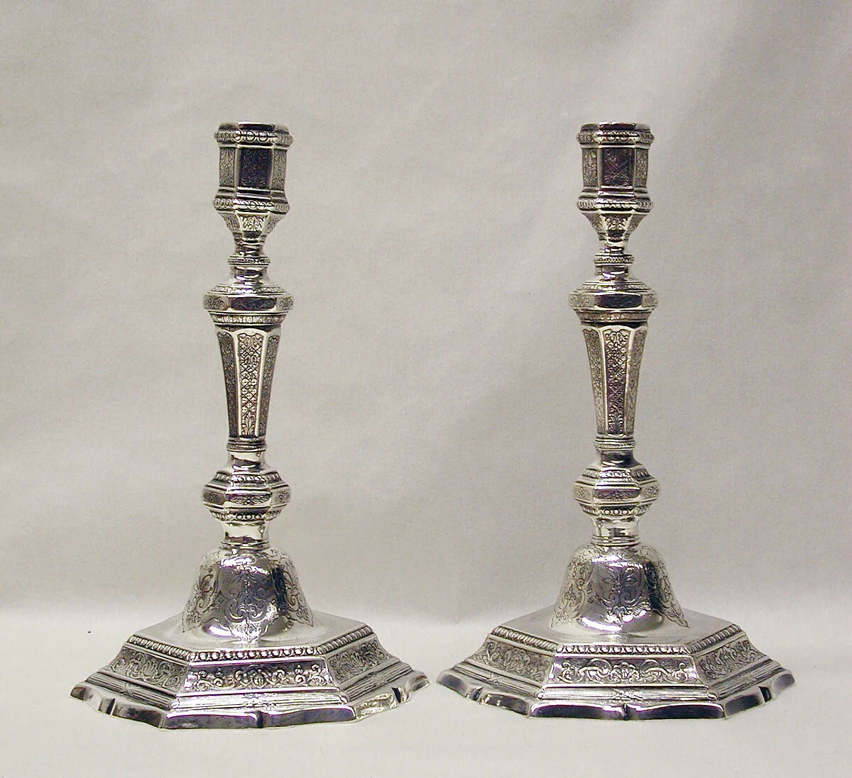 Pair of candlesticks — Claude Roysard