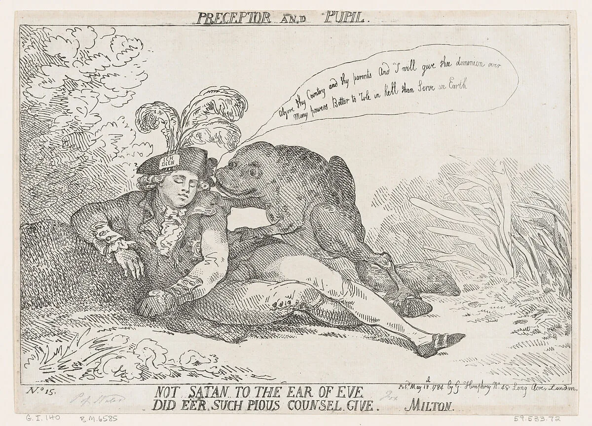 Preceptor and Pupil — Thomas Rowlandson|Charles James Fox|George, Prince of Wales|George Humphrey