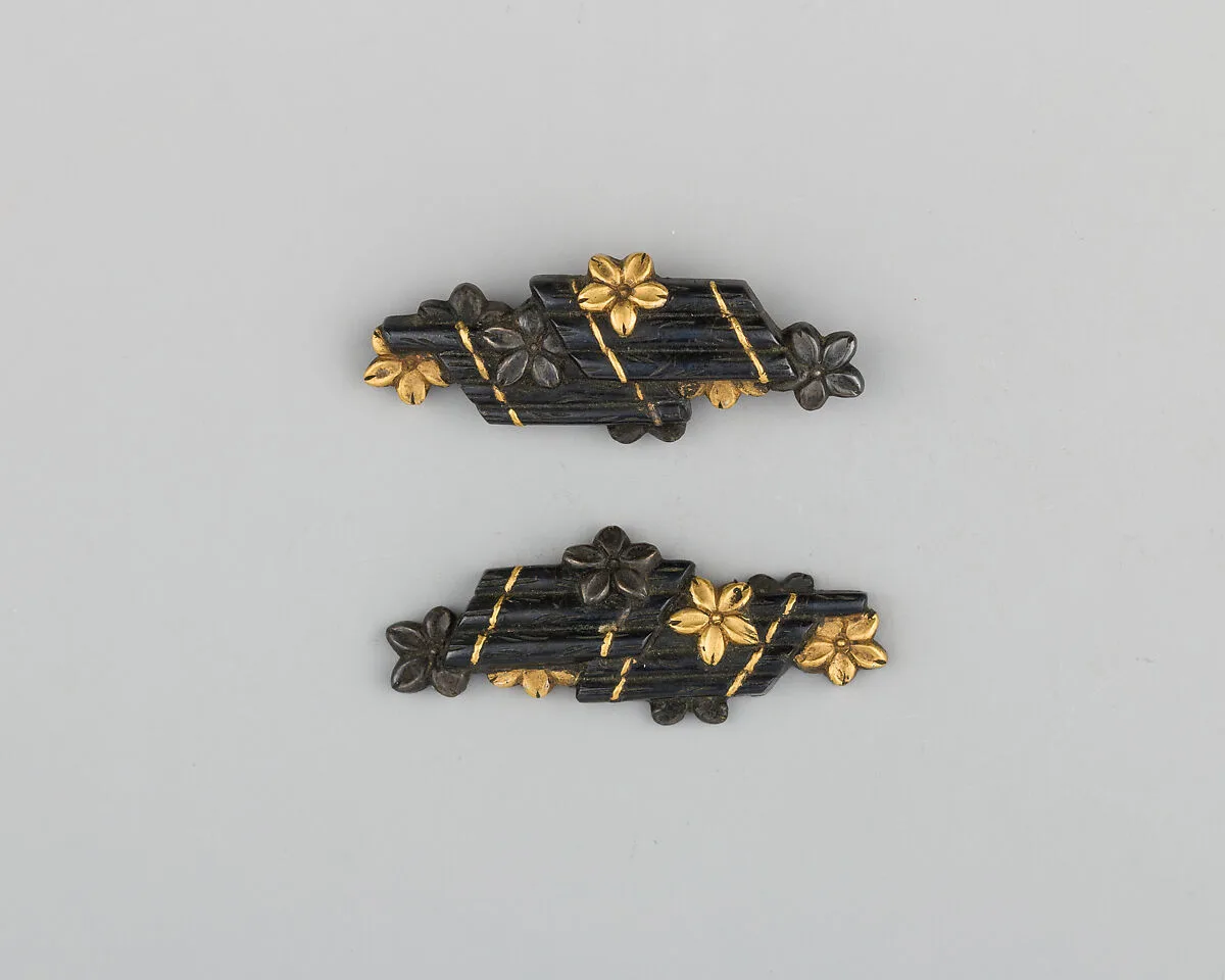 Pair of Sword-Grip Ornaments (Menuki) — Unknown
