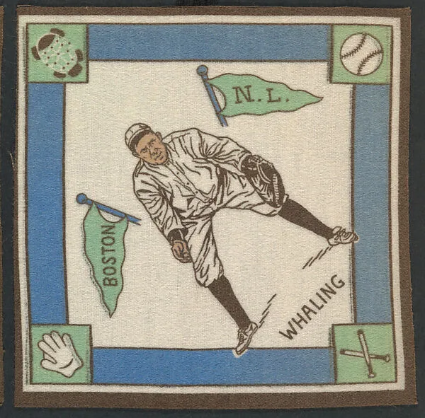 Bert Whaling, Boston, National League from Baseball Players Felt Blanket series (B18) — Unknown