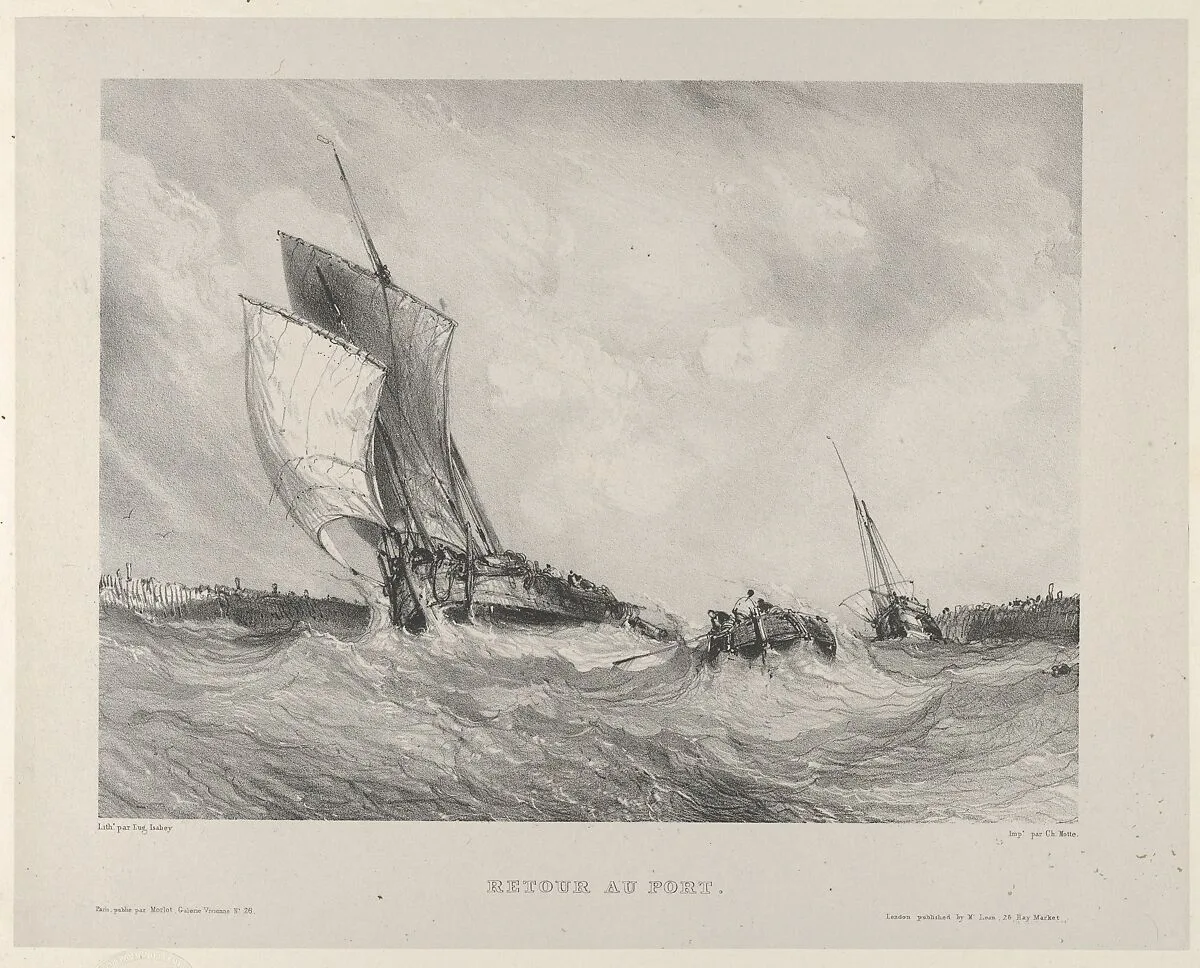 Returning to the Port — Victor Morlot|McLean & Co.|Charles Motte|Eugène Isabey