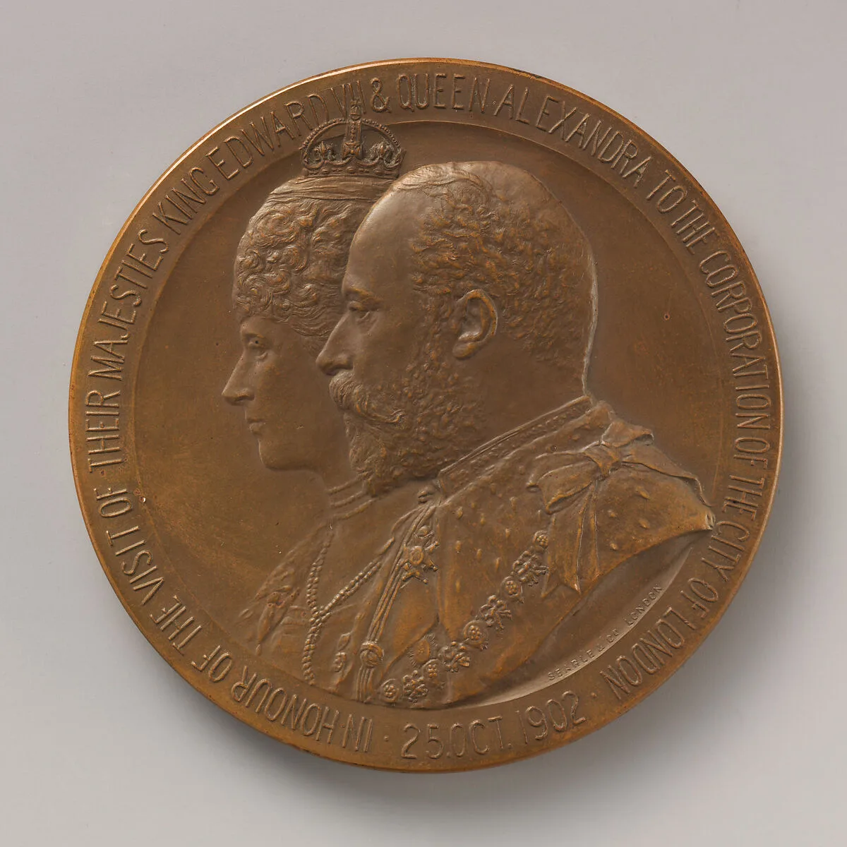By the City of London in Honor of the Coronation of King Edward VII and Queen Alexandra — Unknown