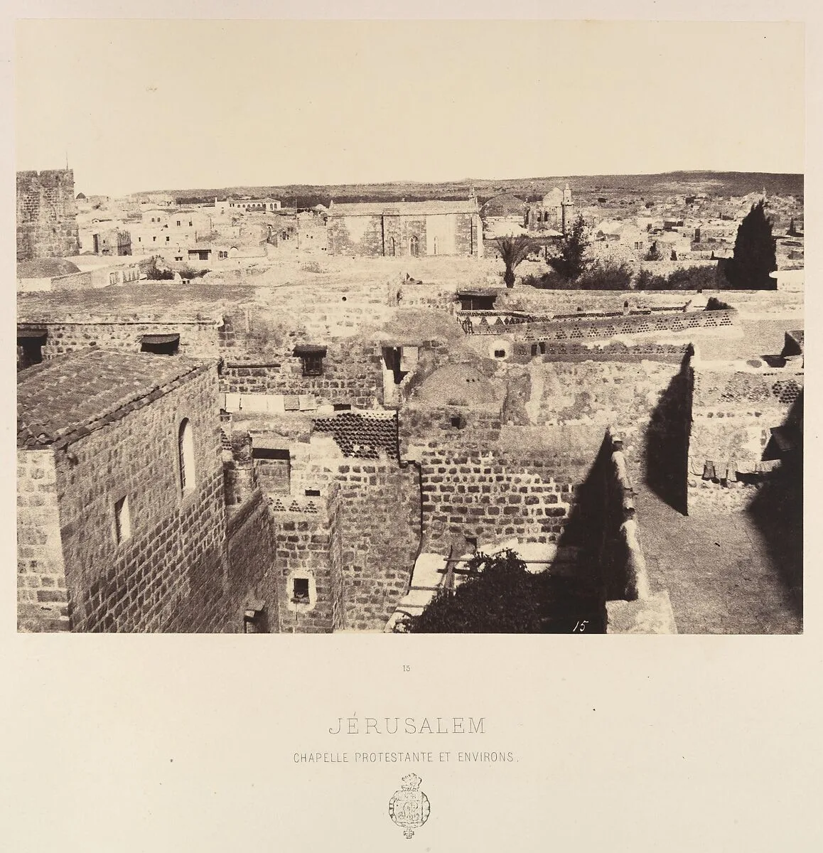 Jérusalem. Chapelle protestante et environs — H. Jannin|J. Blondeau et Antonin|Louis de Clercq