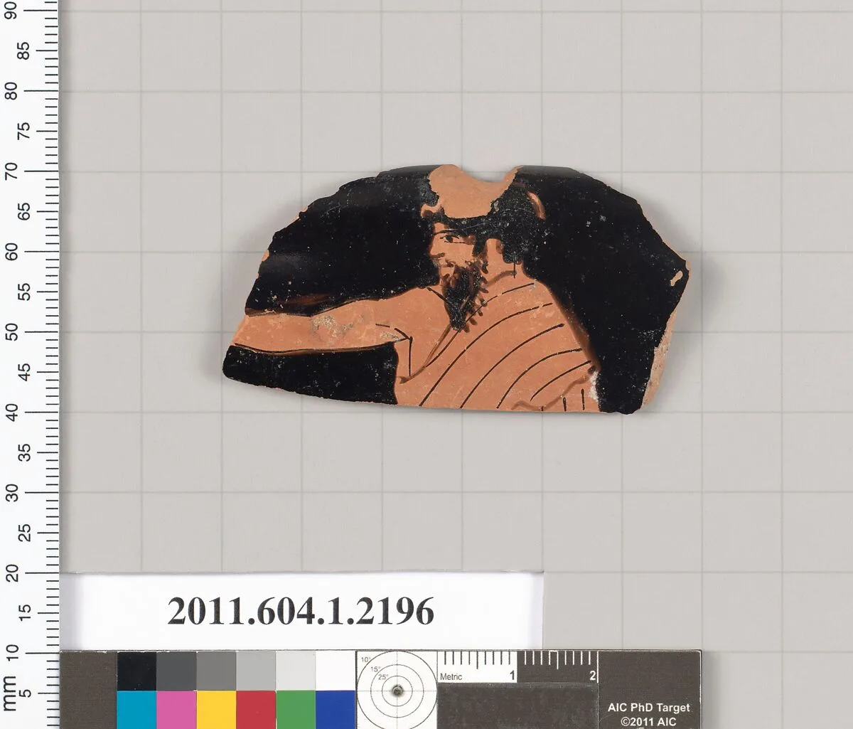 Terracotta rim fragment of a kylix (drinking cup) — Unknown