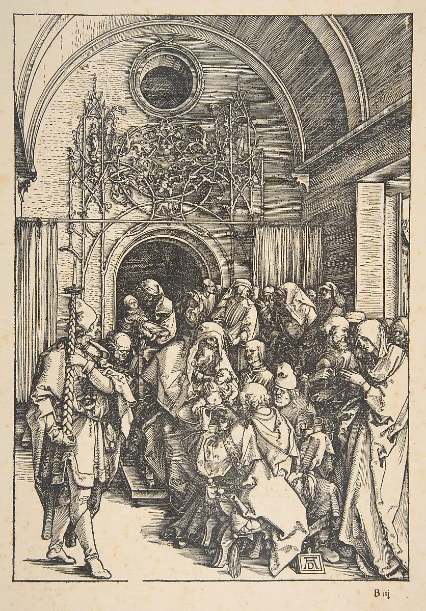 The Circumcision, from "The Life of the Virgin" — Albrecht Dürer