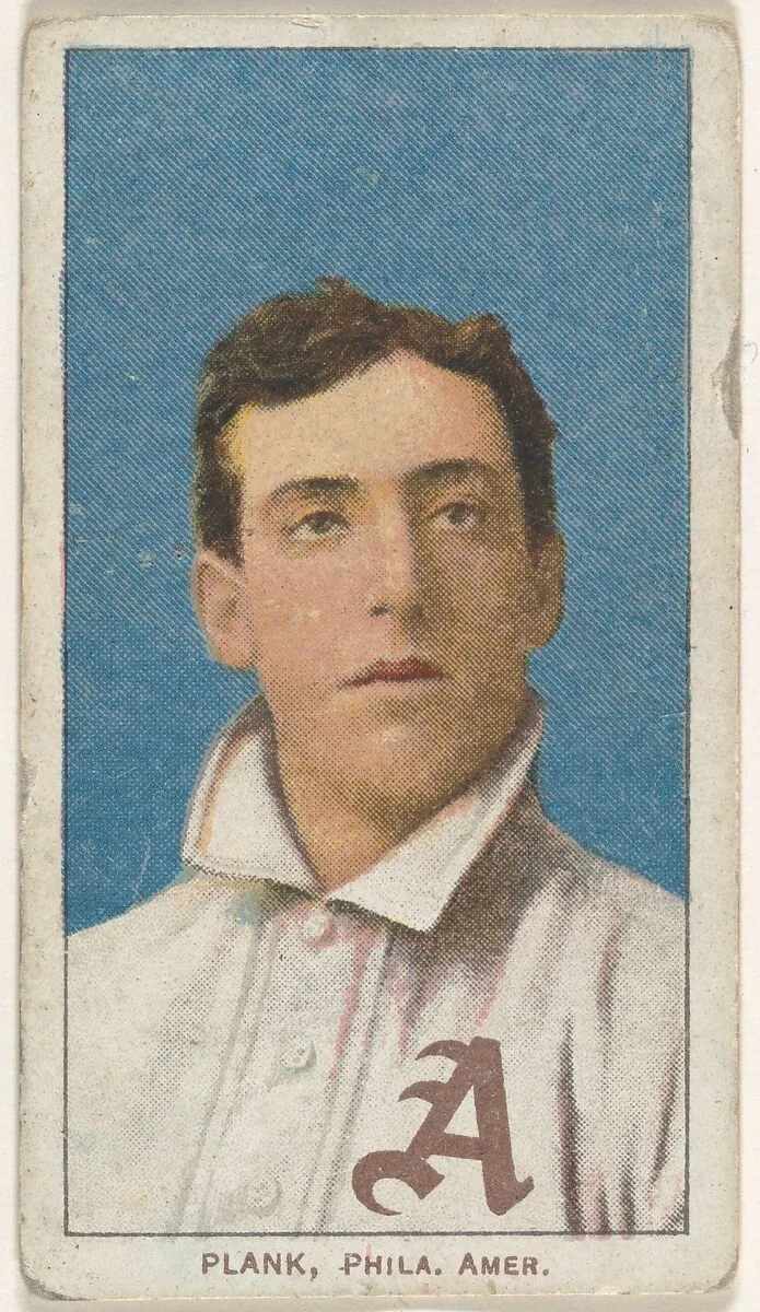 Plank, Philadelphia, American League, from the White Border series (T206) for the American Tobacco Company — American Tobacco Company