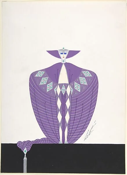 Le Décolleté Angulaire — Erté (Romain de Tirtoff)