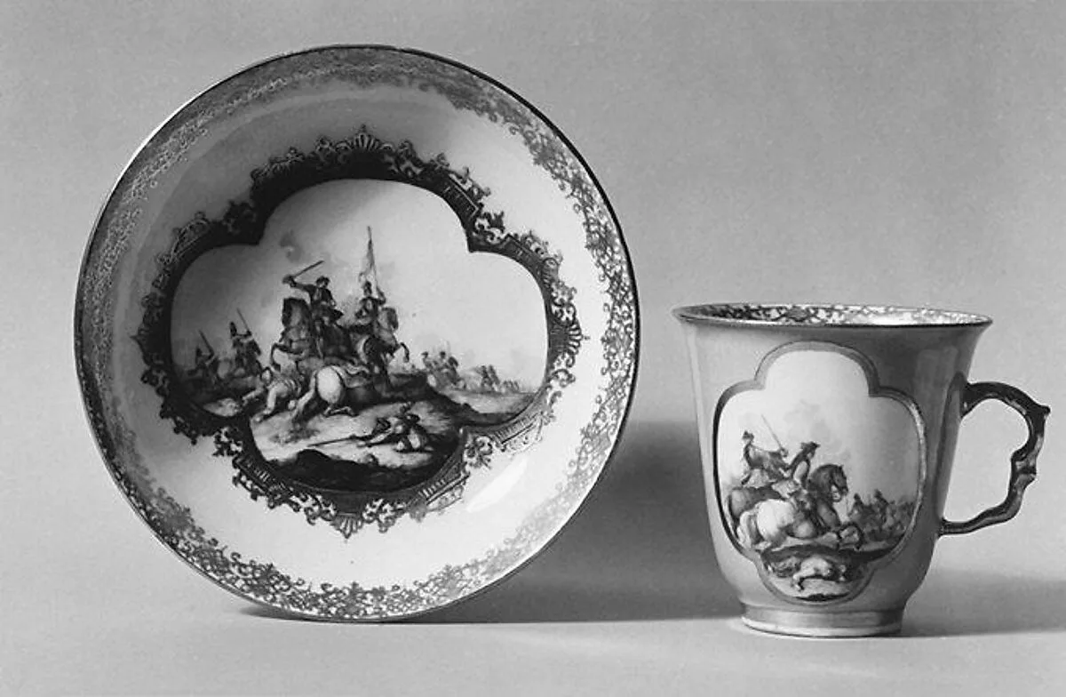 Cup and saucer — Meissen Manufactory