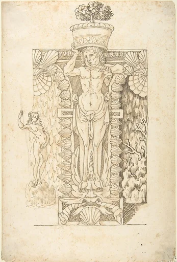 Design for a Wall Fountain