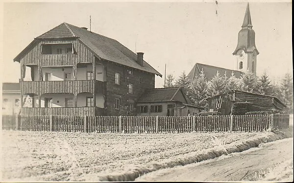 House and Church in Germany — Frank Eugene