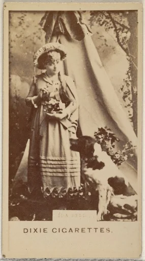 Ida Bell, from the Actors and Actresses series (N45, Type 7) for Dixie Cigarettes