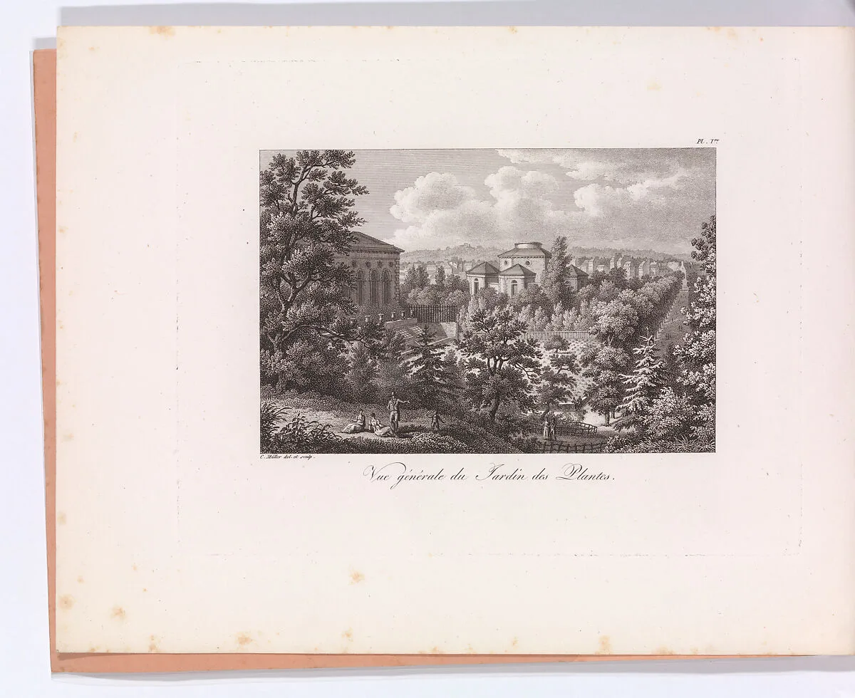 Vues et description du jardin des plantes — Henri-Charles Müller|Olympe Queverdo|Edmond Hédouin|Guérin|Schwartz|Imprimerie de le Normant