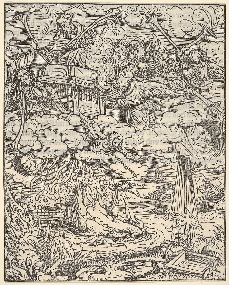 The First Four Trombones, from The Apocalypse — Hans Burgkmair|Silvan Otmar