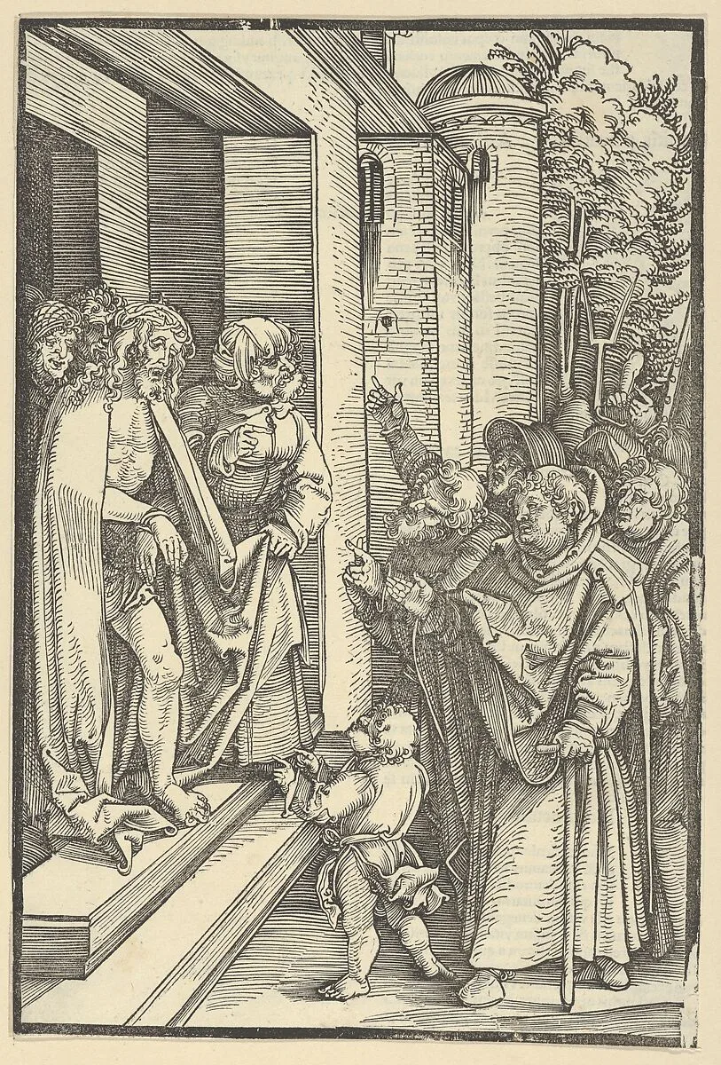Ecce Homo, from Speculum passionis domini nostri Ihesu Christi — Hans Schäufelein|Ulrich Pinder|Friedrich Peypus