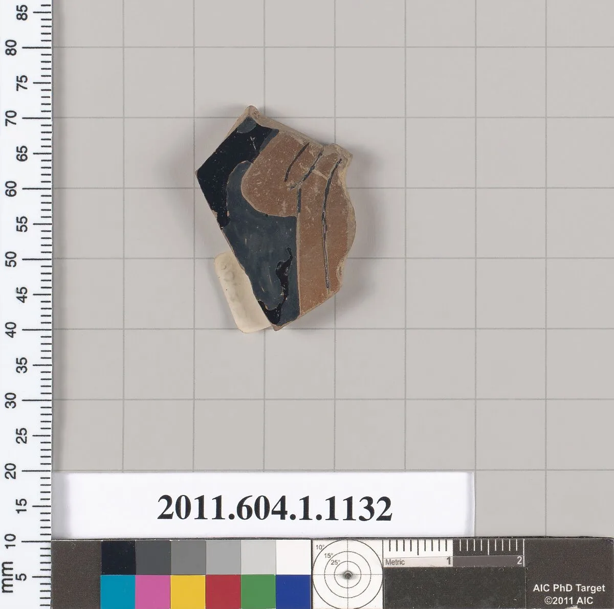 Terracotta fragment of a kylix (drinking cup) — Unknown