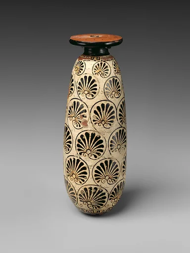 Terracotta alabastron (perfume vase)