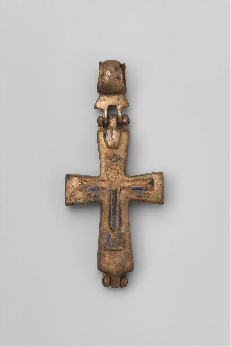 Reliquary Cross with Christ Crucified and the Virgin and Child — Unknown