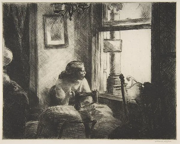East Side Interior — Edward Hopper
