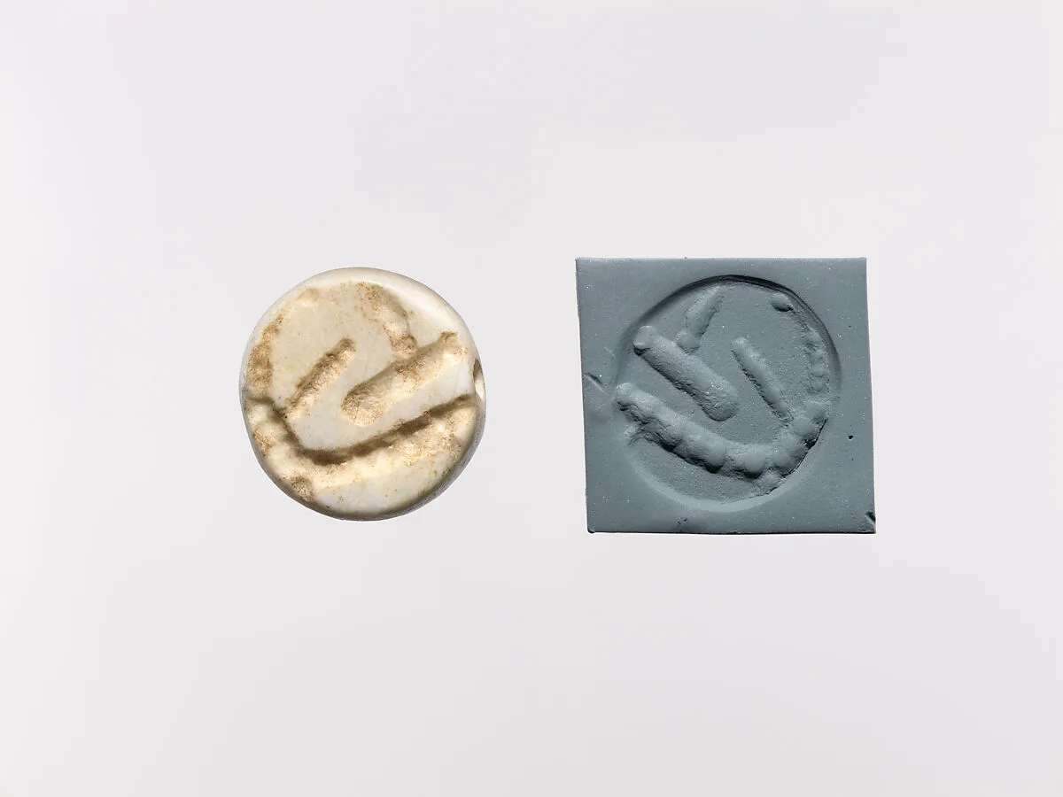 Discoid seal with convex back — Unknown