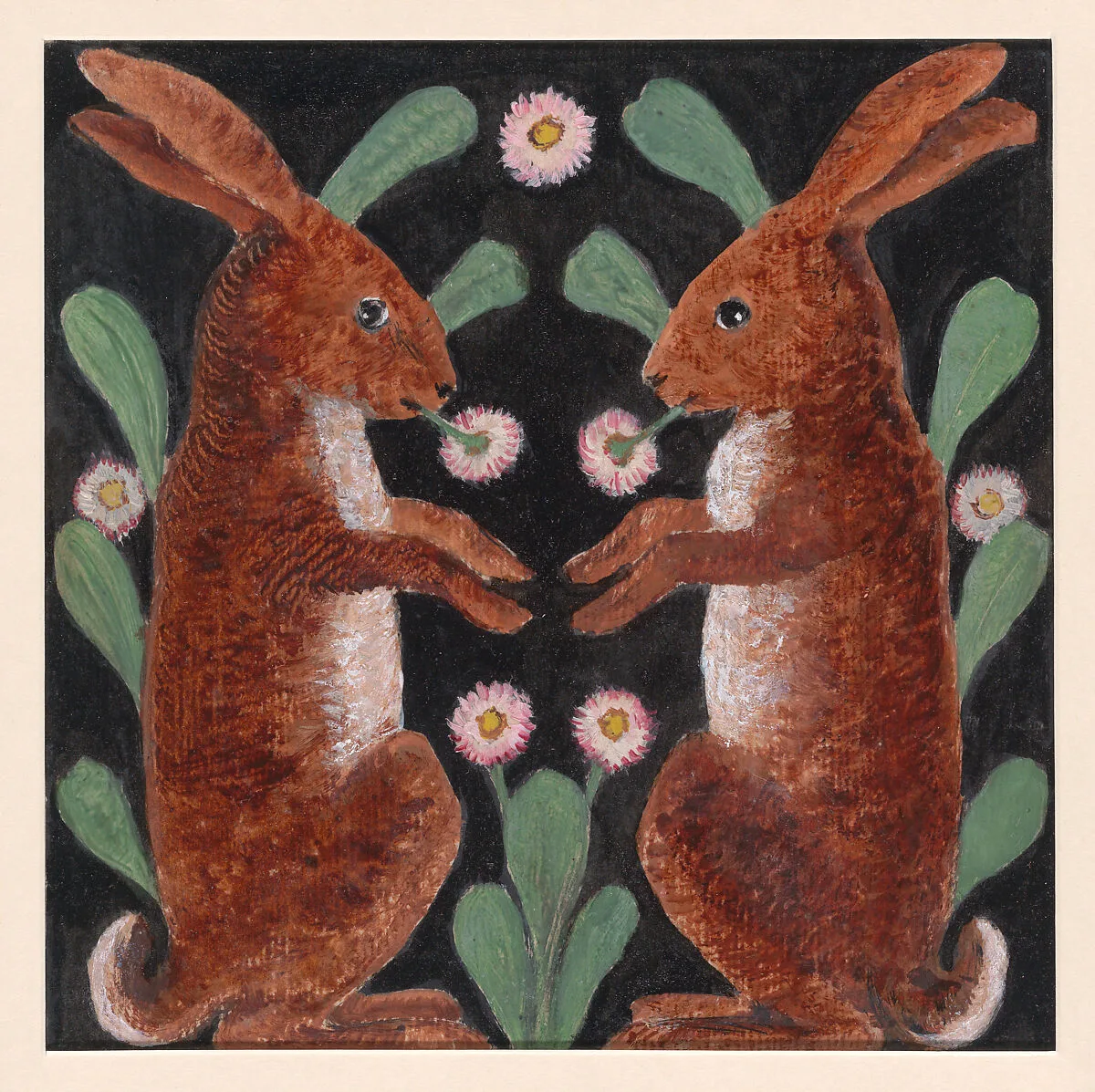 Two Hares — William Bell Scott