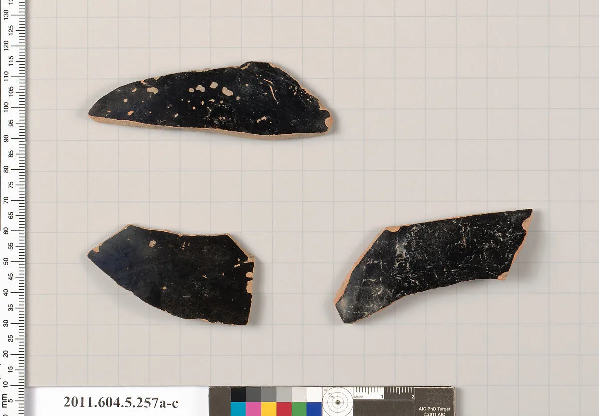 Terracotta fragments of kylikes (drinking cups) — Unknown