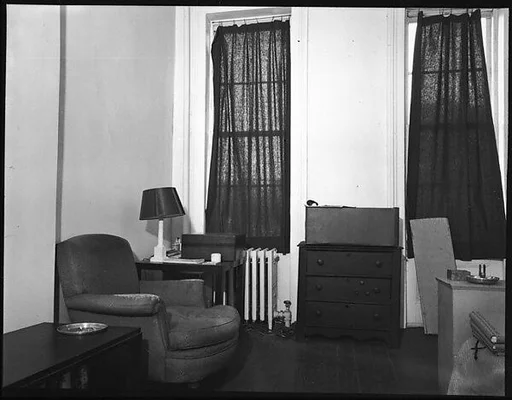 [Living Room of Walker Evans's Apartment, 441 East 92nd Street, New York City]