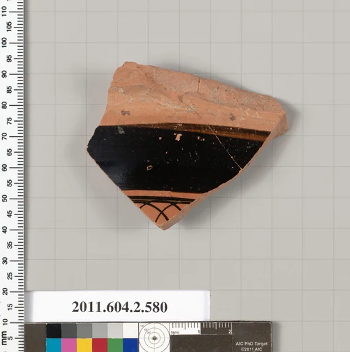 Terracotta fragment of a column-krater (bowl for mixing wine and water)