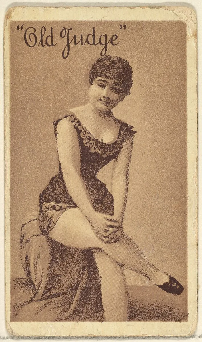 Actress from the Old Judge series (N167) for Old Judge Cigarettes — Goodwin & Company|Giles Lithographic Company