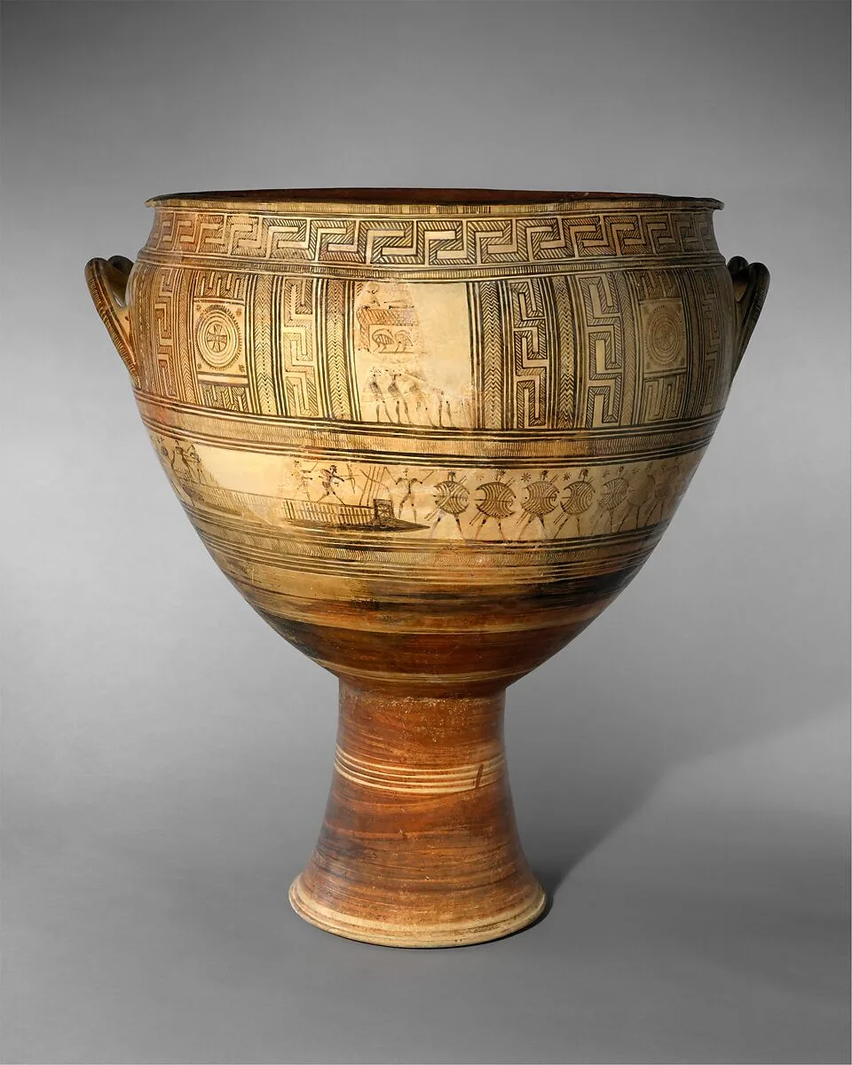 Terracotta krater — Workshop of New York MMA 34.11.2