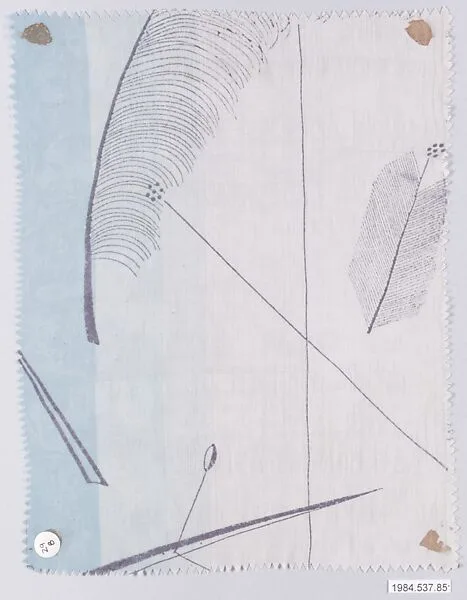 Textile sample — Josef Hoffmann|Wiener Werkstätte