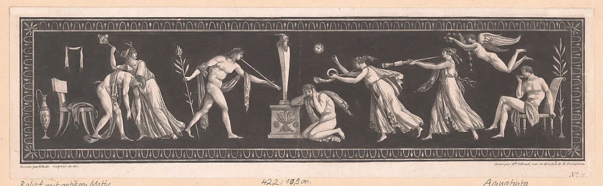 Frieze with Antique Motifs — Louise Pithoud|Jean Guillaume Moitte
