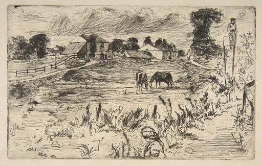 Landscape with the Horse (Landscape with Horses)