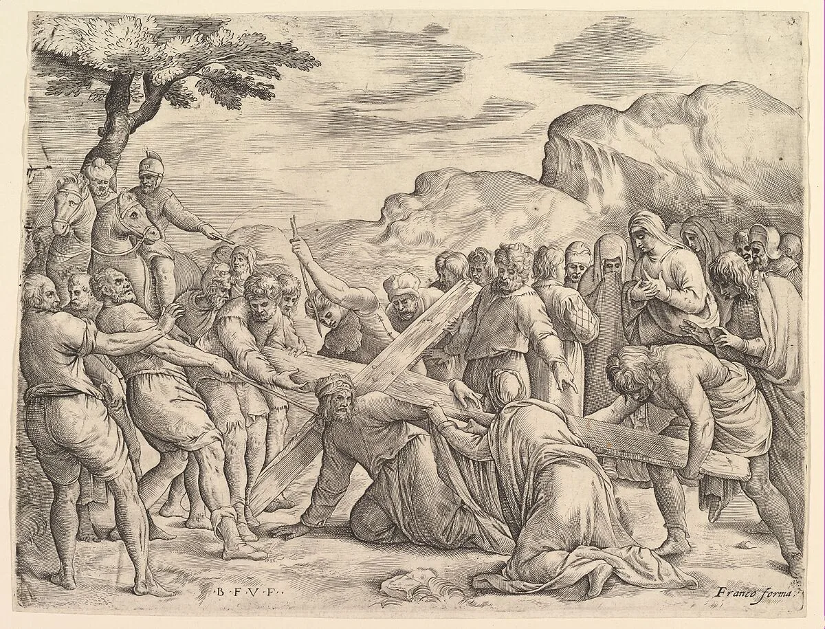 Christ Carrying the Cross — Battista Franco