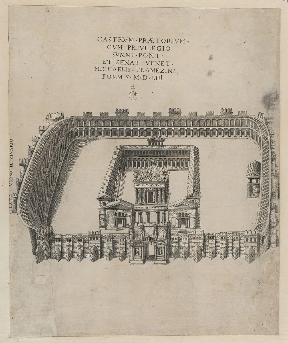 Speculum Romanae Magnificentiae: Castrum — Anonymous|Michele Tramezzino
