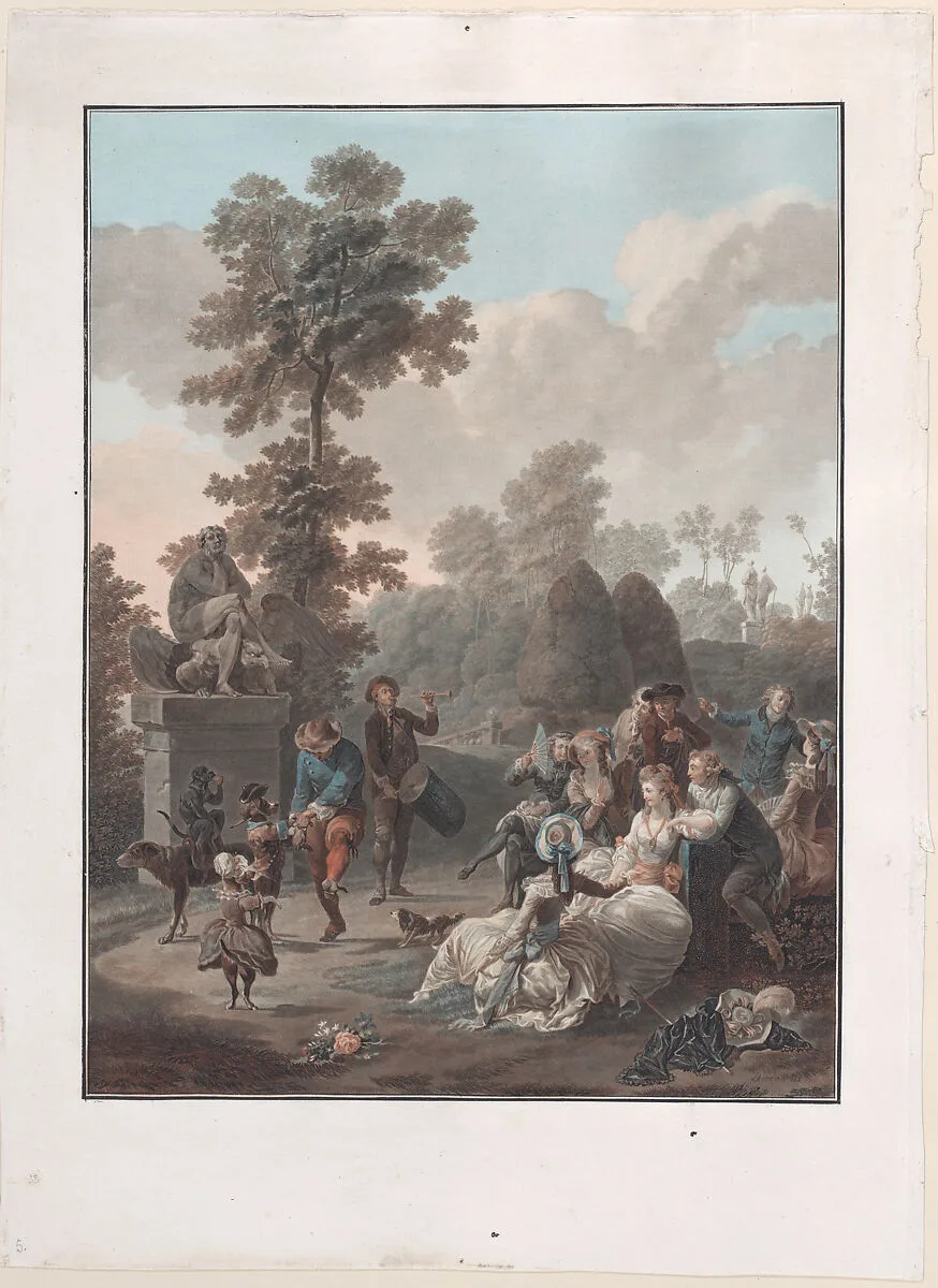 Le Tambourin — Charles Melchior Descourtis|Nicolas Antoine Taunay