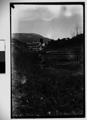[Villa Seen from Across Field, Juan-les-Pins, France]