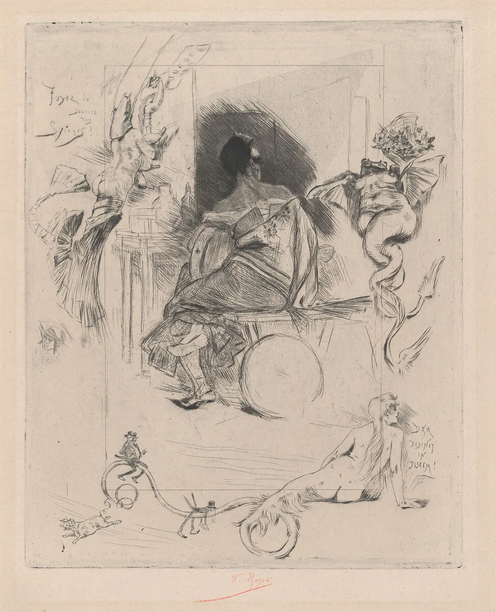 The Last Maja — Félicien Rops