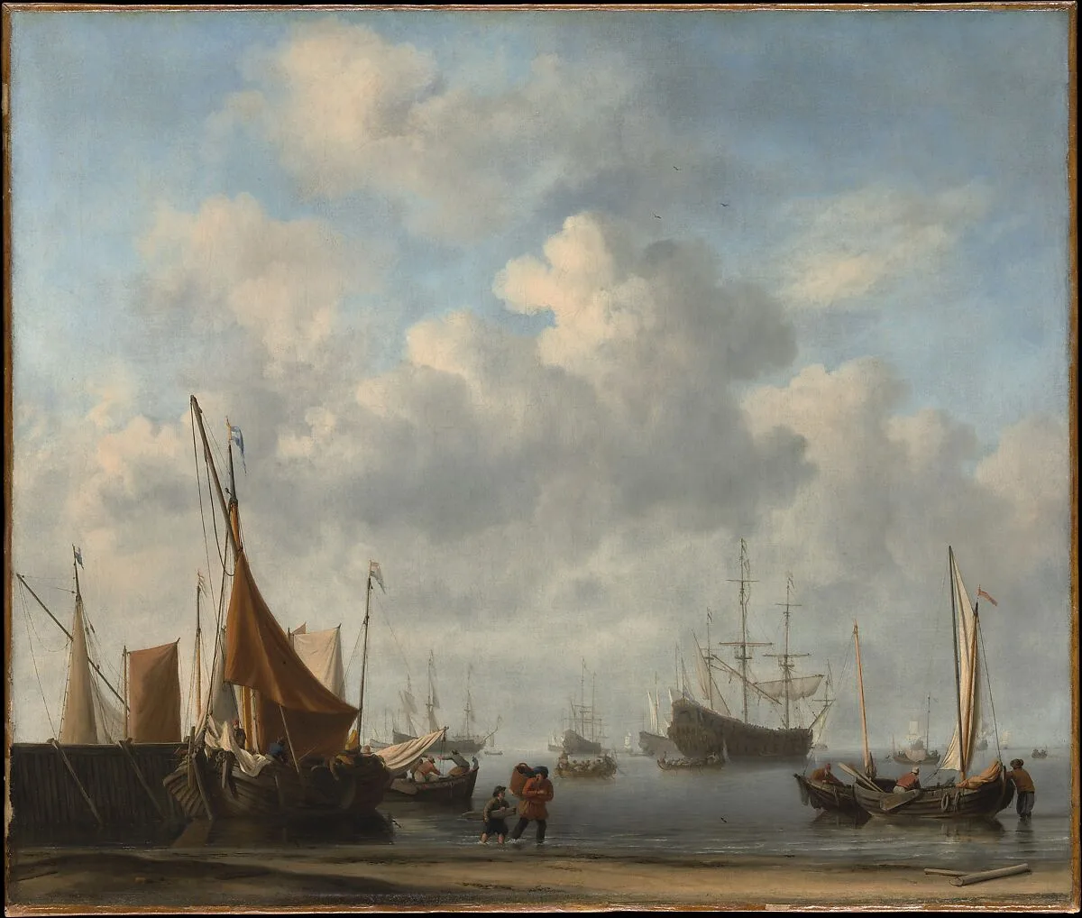 Entrance to a Dutch Port — Willem van de Velde II