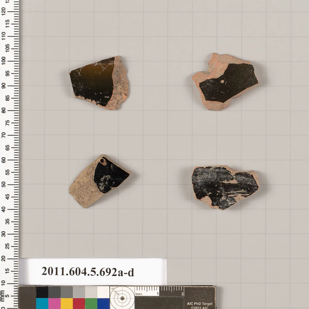 Terracotta fragments of kylikes (drinking cups) — Unknown