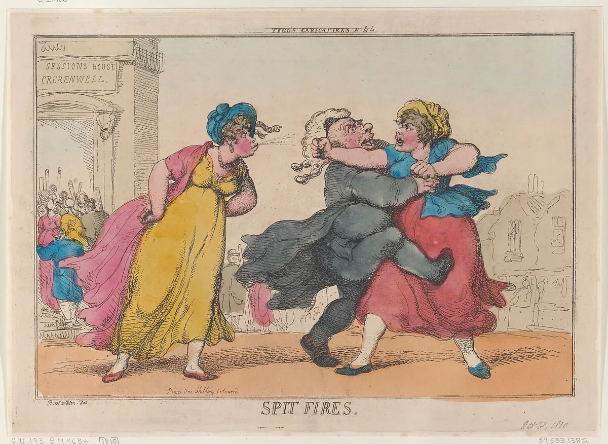 Spit Fires — Thomas Tegg|Thomas Rowlandson