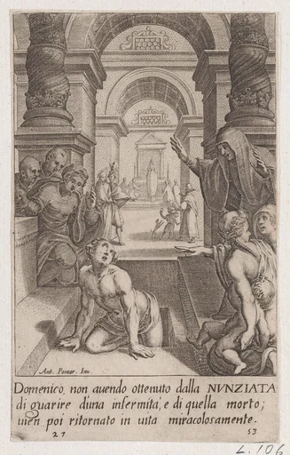 Domenico, from Scelta d'Alcuni Miracoli e Grazie della Santissima Nunziata di Firenze (Selection of Some Miracles and Graces that Occurred in the Church of the Annunziata in Florence)