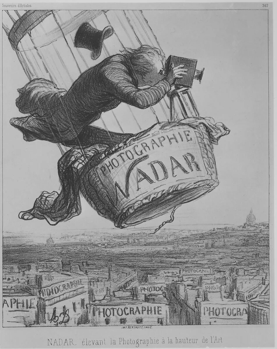Nadar Élevant la Photographie à la Hauteur de l'Art — Honoré Daumier