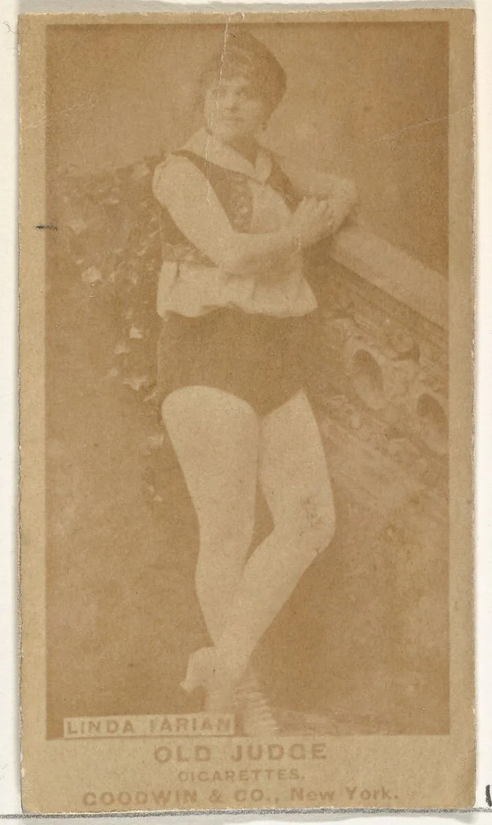 Linda Farian, from the Actors and Actresses series (N171) for Old Judge Cigarettes — Goodwin & Company