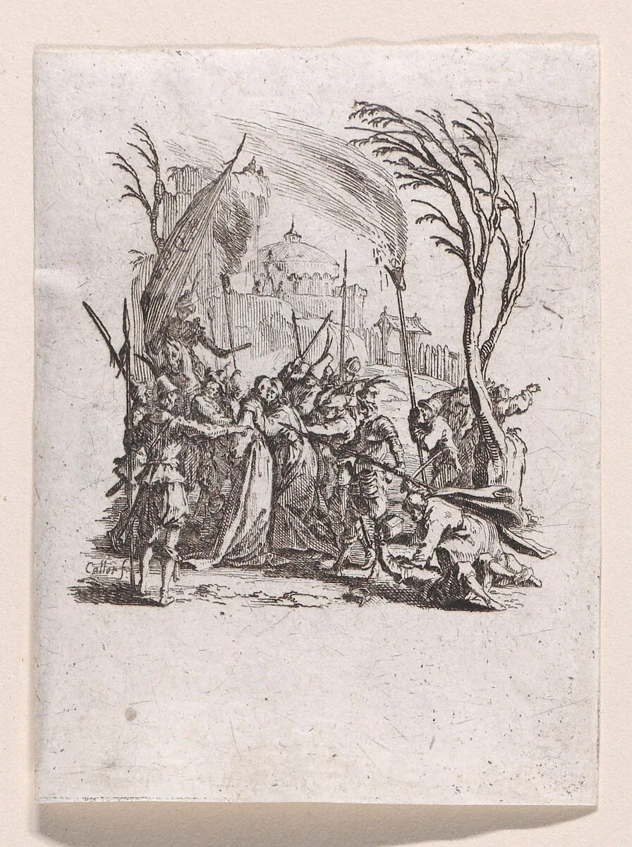 Jésus est Livré aux Juifs (Jesus is Delivered to the Jews), from La Petite Passion (The Little Passion) — Jacques Callot
