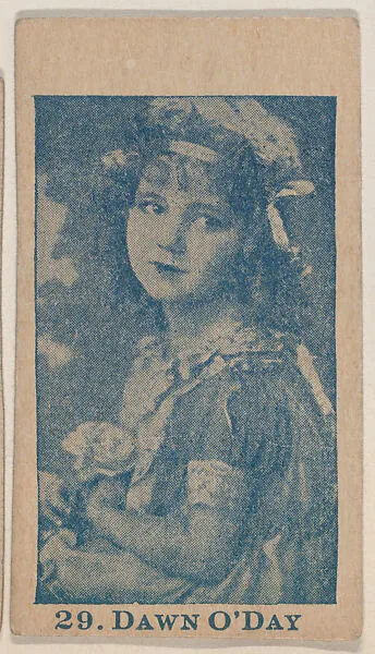 Dawn O'Day blue-toned strip cards (W511) — Unknown